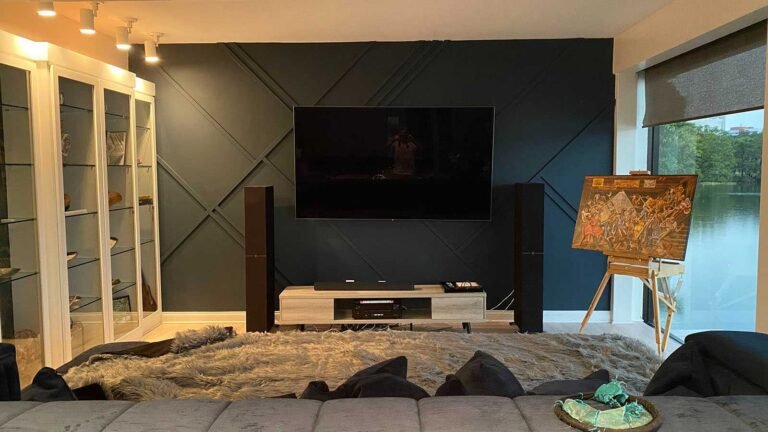 Accent wall TV 1