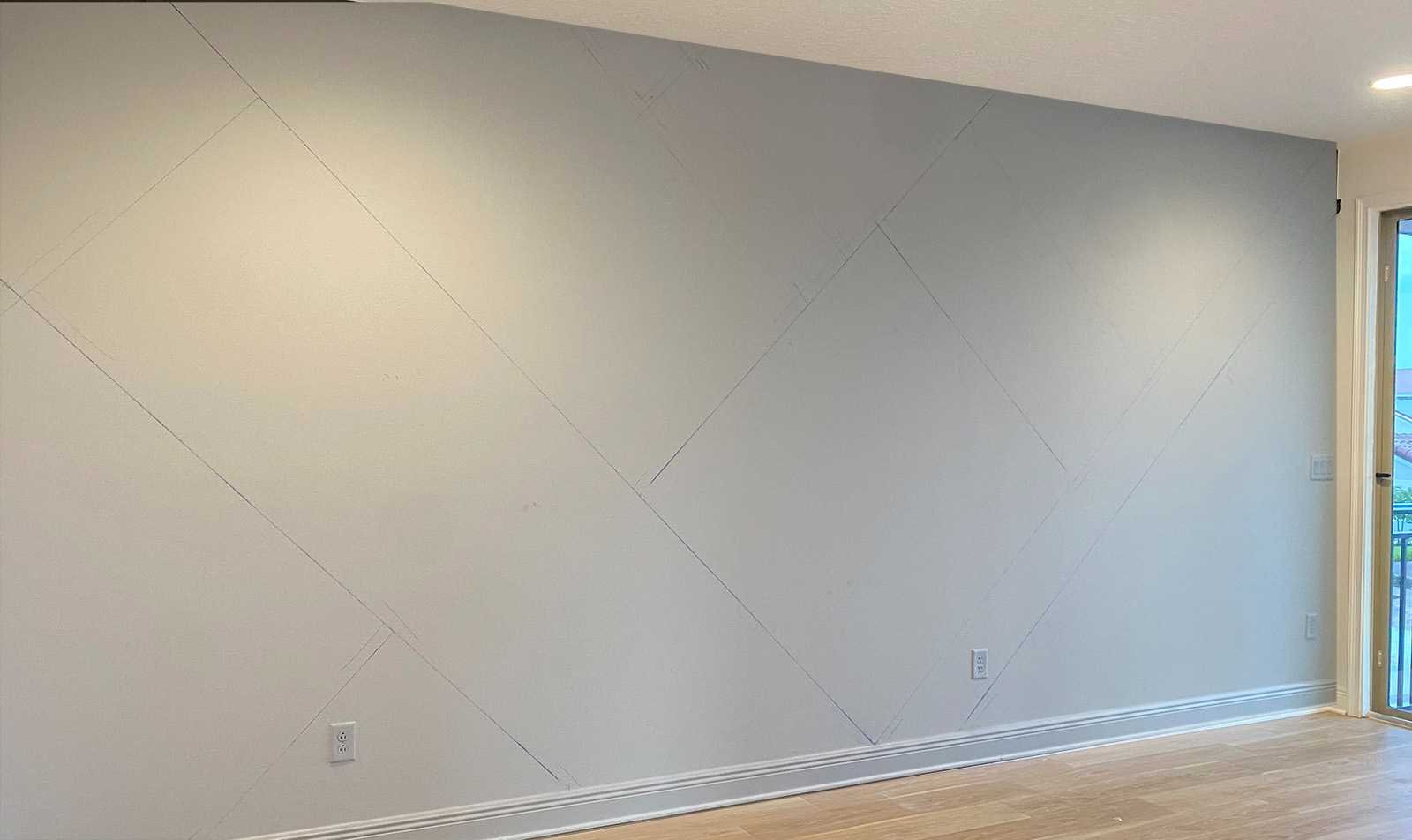 Accent wall wood panel black 2