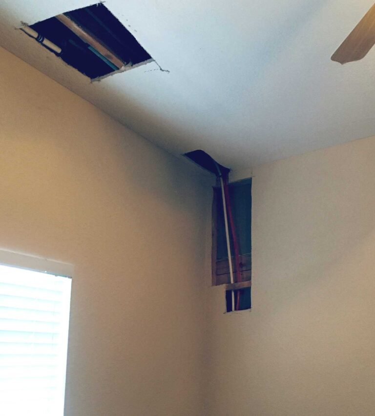 Drywall repair repipe orlando 9