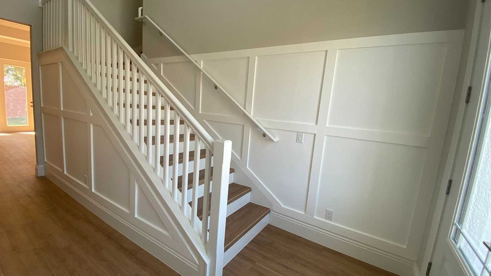 Wall wood panel staircase 1